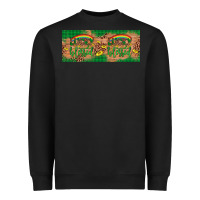 Black St. Patrick's Day Western  Lucky And Blessed Heavyweight Sweatshirt - Artiststas