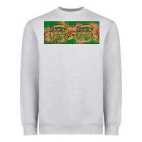Heather Grey St. Patrick's Day Western  Lucky And Blessed Heavyweight Sweatshirt - Artiststas