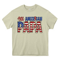 Mossy all American papa Heavy Core Tee - Zillion Design Studio