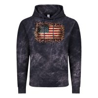 Cloud Black Old Leopard American Flag Frame Vintage Hoodie - Bettercallsaul