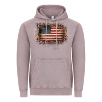 Vintage Zinc Old Leopard American Flag Frame Vintage Hoodie - Bettercallsaul