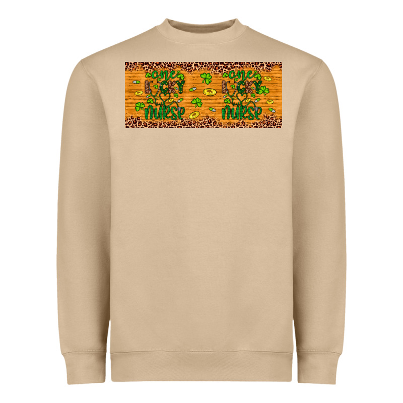 Western St. Patrick's Day One Lucky Nurse Heavyweight Sweatshirt by Artiststas | Teevron