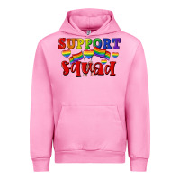 Fuchsia Pink Support squad pride Urban Hoodie - CowGirlArtShop
