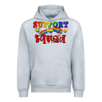 Heather Grey Support squad pride Urban Hoodie - CowGirlArtShop