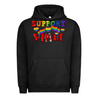 Pigment Black Support squad pride Urban Hoodie - CowGirlArtShop