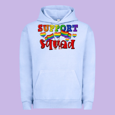 Support Squad Pride Urban Hoodie Designed By Cowgirlartshop
