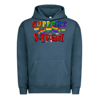 Pigment Midnight Navy Support squad pride Urban Hoodie - CowGirlArtShop