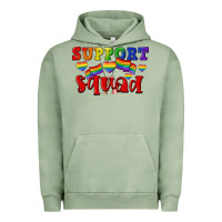 Pigment Oil Green Support squad pride Urban Hoodie - CowGirlArtShop