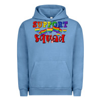 Pigment Pebble Blue Support squad pride Urban Hoodie - CowGirlArtShop