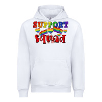 White Support squad pride Urban Hoodie - CowGirlArtShop