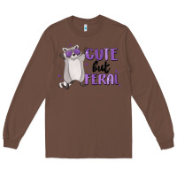 Chestnut cute but feral Long Sleeve Tee - MaliasSmallBusiness