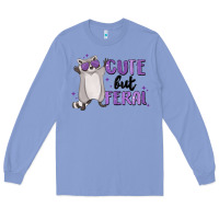 Colony Blue cute but feral Long Sleeve Tee - MaliasSmallBusiness