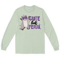 Matcha cute but feral Long Sleeve Tee - MaliasSmallBusiness