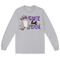 Moon Dust cute but feral Long Sleeve Tee - MaliasSmallBusiness