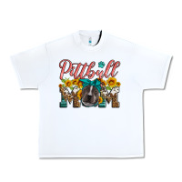 White pittbull mom Urban Heavy Tee - Artiststas