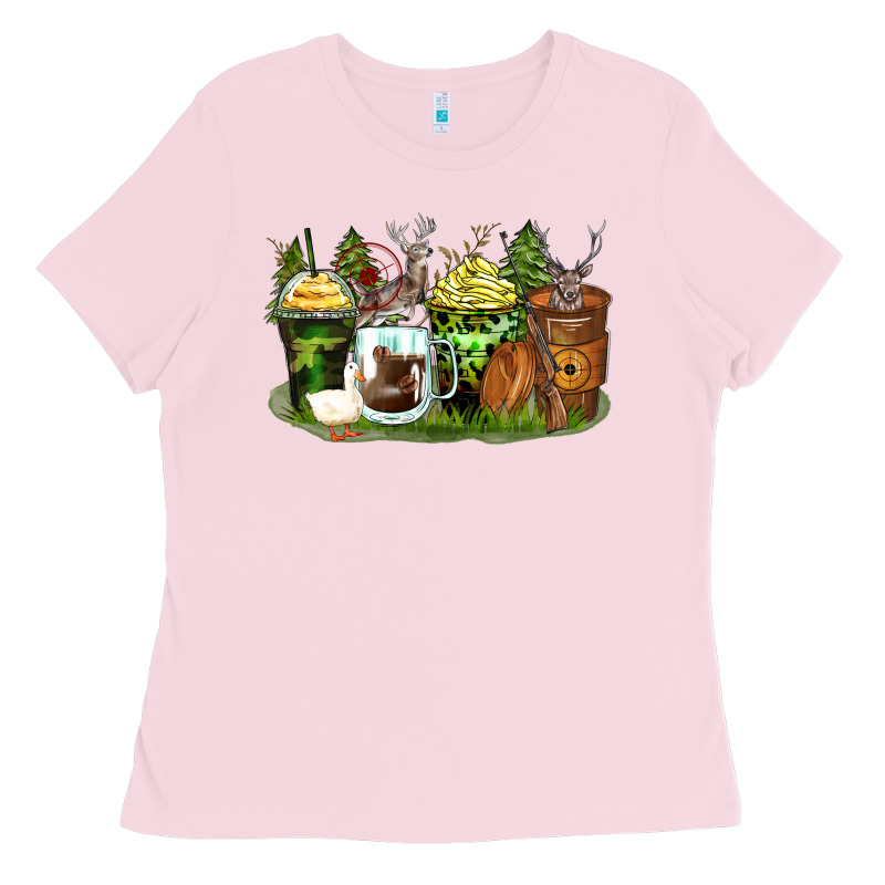Hunter Coffee Cups Ladies Tee by Zillion Design Studio | Teevron