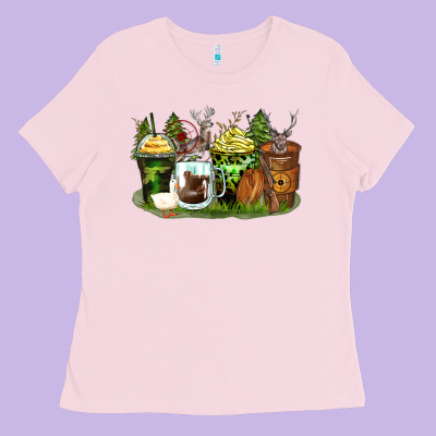 Hunter Coffee Cups Ladies Tee Designed By Zillion Design Studio