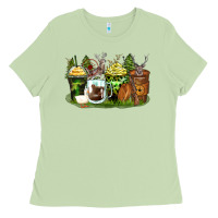 Matcha hunter coffee cups Ladies Tee - Zillion Design Studio