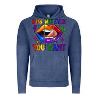 Vintage Denim kiss whoever you want Vintage Hoodie - JahusDesignShop