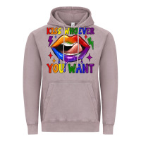 Kiss Whoever You Want Vintage Hoodie | Teevron