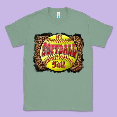 It's Softball Y'all Classic Tee Designed By Lillyallendesigns