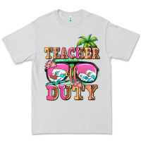 Dove Grey teacher off duty Premium Tee - AdoDesignShop