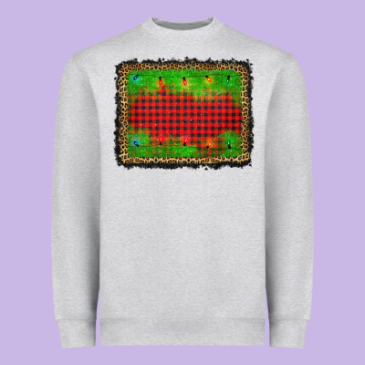 Christmas Lights Background Heavyweight Sweatshirt Designed By Adodesignshop