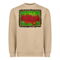 Mushroom christmas lights background Heavyweight Sweatshirt - AdoDesignShop