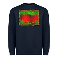 Navy christmas lights background Heavyweight Sweatshirt - AdoDesignShop