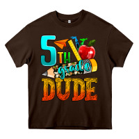 Chocolate Brown 5th grade dude Heavy Core Tee - texasbilliewilder