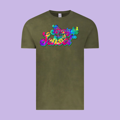 Straight Back To School Vintage Tee Designed By Jahusdesignshop