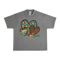 Tornado autism hearts leopard cowhide Urban Heavy Tee - Artiststas