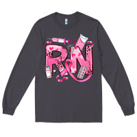 Smoke breast cancer rn registered nurse Long Sleeve Tee - JahusDesignShop