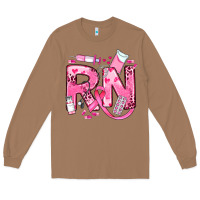 Toasted Coconut breast cancer rn registered nurse Long Sleeve Tee - JahusDesignShop