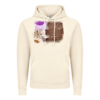 Vintage Arctic Wood Cowhide Pattern Vintage Hoodie - Bettercallsaul