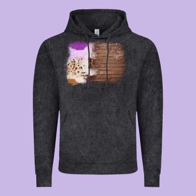 Wood Cowhide Pattern Vintage Hoodie Designed By Bettercallsaul