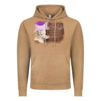 Vintage Camel Wood Cowhide Pattern Vintage Hoodie - Bettercallsaul