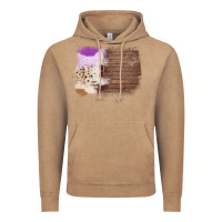 Vintage Coffee Wood Cowhide Pattern Vintage Hoodie - Bettercallsaul
