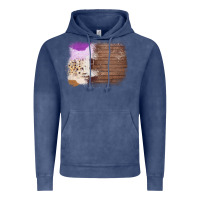 Vintage Denim Wood Cowhide Pattern Vintage Hoodie - Bettercallsaul