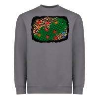 Storm green buffalo plaid christmas background Heavyweight Sweatshirt - AdoDesignShop