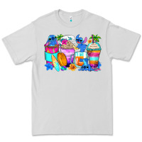 Dove Grey stitch summer coffee cups Premium Tee - Zillion Design Studio