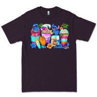 Plum stitch summer coffee cups Premium Tee - Zillion Design Studio