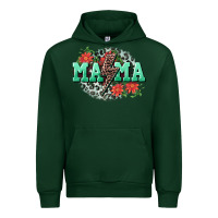 Forest Green Mama rock lightning bolt Mother's Day Urban Hoodie - CowGirlArtShop