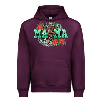 Mauve Wine Mama rock lightning bolt Mother's Day Urban Hoodie - CowGirlArtShop