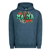 Pigment Midnight Navy Mama rock lightning bolt Mother's Day Urban Hoodie - CowGirlArtShop