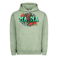 Pigment Oil Green Mama rock lightning bolt Mother's Day Urban Hoodie - CowGirlArtShop
