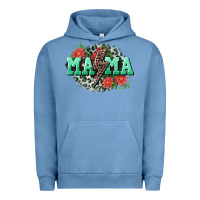 Pigment Pebble Blue Mama rock lightning bolt Mother's Day Urban Hoodie - CowGirlArtShop