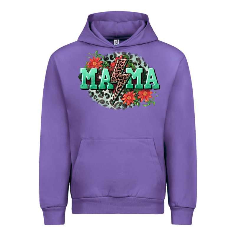 Mama Rock Lightning Bolt Mother's Day Urban Hoodie by CowGirlArtShop | Teevron