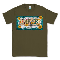 Army Green western love nurse license plate template Classic Tee - BarkalooDesign