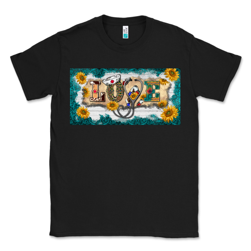 Western Love Nurse License Plate Template Classic Tee by BarkalooDesign | Teevron